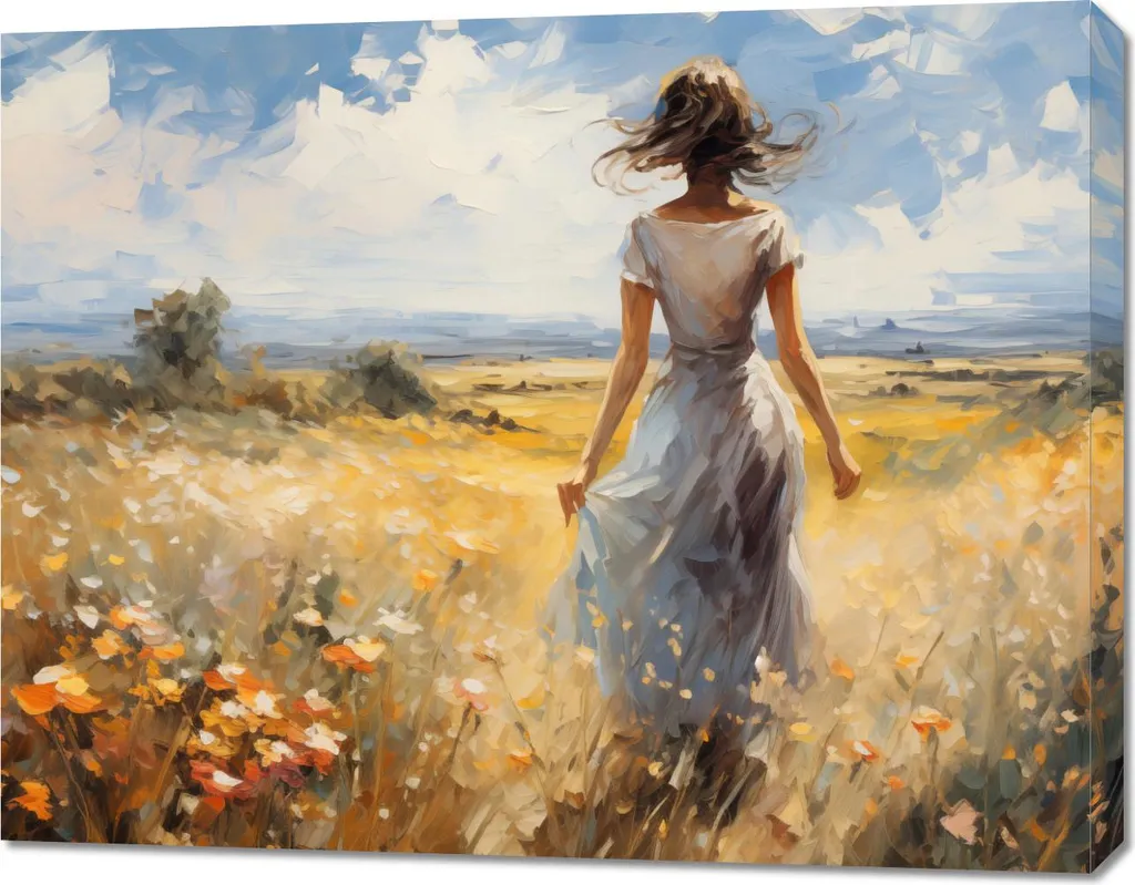 Image Souffle d'été 90 x 70 cm - Impression Haute Définition Grand Format