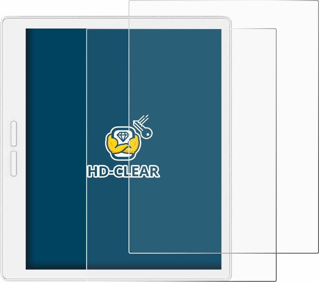 2x Für Bigme B751C-S Schutzfolie BROTECT Displayschutz Display Schutz Folie Klar Transparent