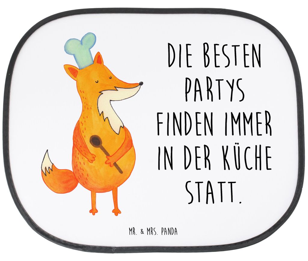 Mr. & Mrs. Panda auto hitzeschutz Fuchs Koch - Weiß - Produktbild 