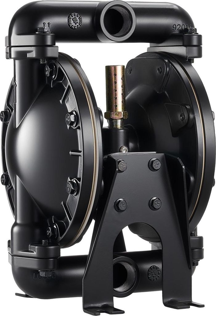 Druckluft-Doppelmembranpumpe - Pneumatische Transferpumpe - Durchfluss 132 L/min - Ein-/Auslass 25,4 mm - Max. Druck 7,9 bar - Aluminiumgehäuse - ...