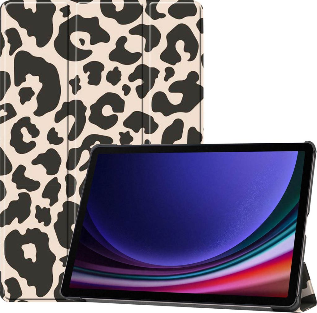 imoshion Design Trifold Klaphülle Samsung Galaxy Tab S10 Plus / Tab S9 Plus - Leopard
