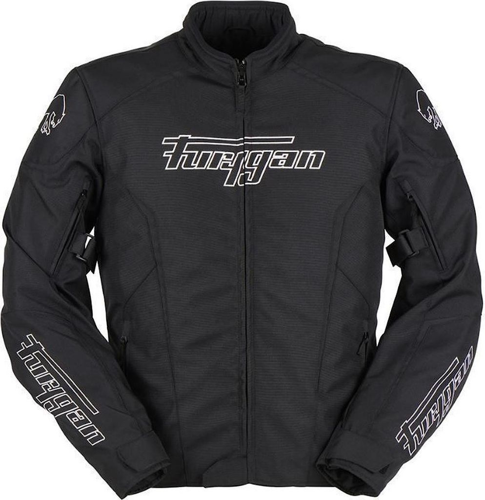 Furygan Yori Wasserdichte Motorrad Textiljacke, schwarz/weiß, L