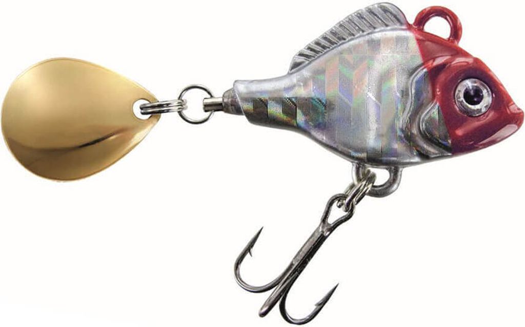 Jenzi Spinner Jig Lead Head Bleikopf 3,5cm 21g Rot Silber
