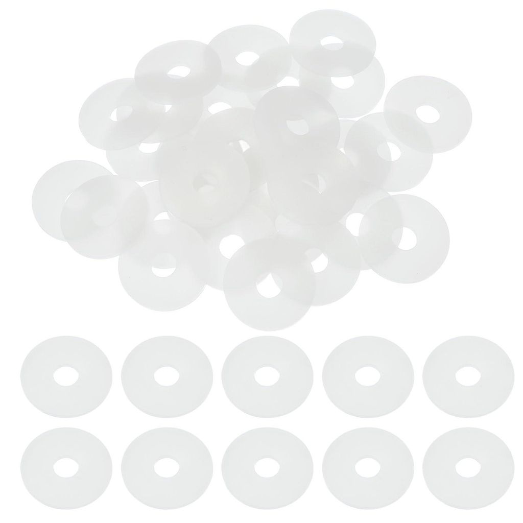 30 Silikonringe, 7 mm Innendurchmesser, 30 mm Außendurchmesser, 2 mm dick, Dichtungsringe, O-Ringe, Distanzstücke, Unterlegscheiben, Dichtungen, ...