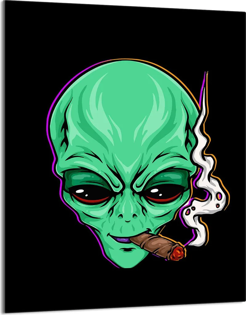 Copripiano in Vetro Verde UFO 40x52 | Un Tocco di Magia nella Tua Cucina