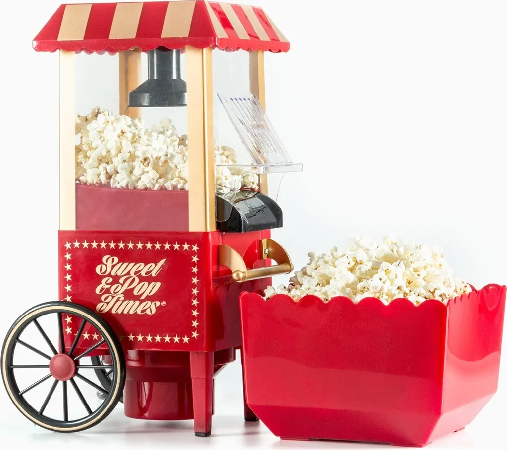 Appareil à Pop-corn Vintage style Chariot de Fête foraine Innovagoods