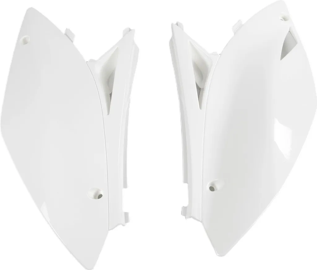 Ouïes de radiateur UFO pour Kawasaki KXF 450 2009-2011 blanc OEM