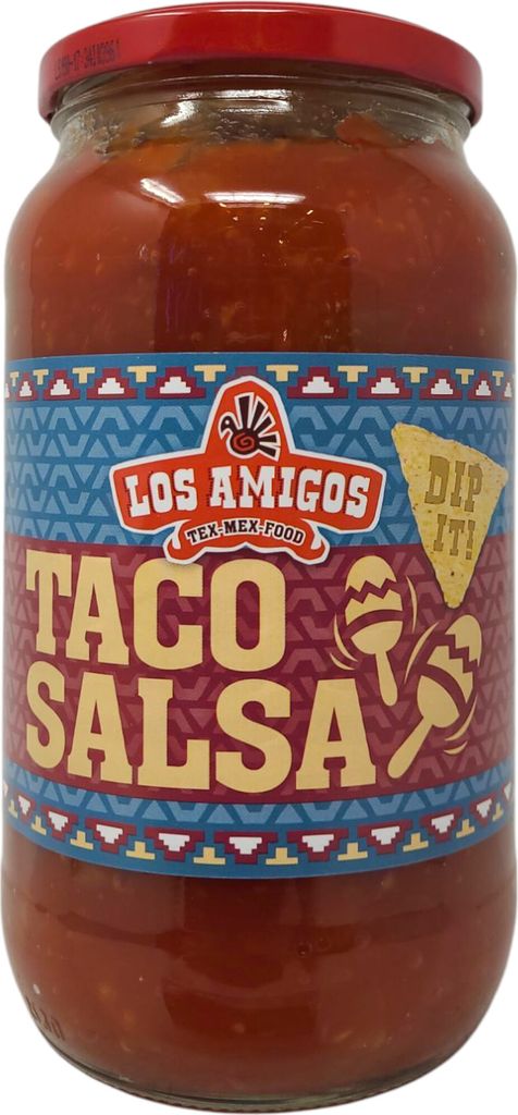 Los Amigos Tex Mex Sauce Taco Salsa 950ml Glas Dip Produktbild 
