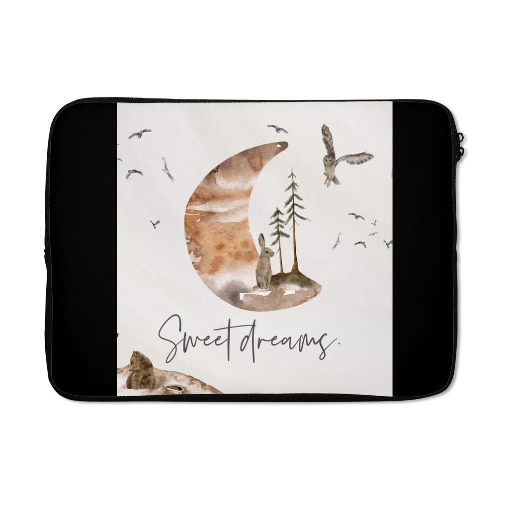 MuchoWow Laptop Hülle 13 Zoll Zitate - Kinder - Sprichwörter - Süße Träume - Jungen - Mädchen - Kinder Laptoptasche - Laptophülle - Sleeve...
