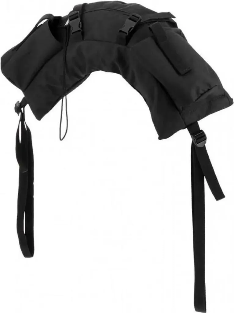 Sacoche de Selle Anti-Ballottement - Banane Randols Noire Universelle