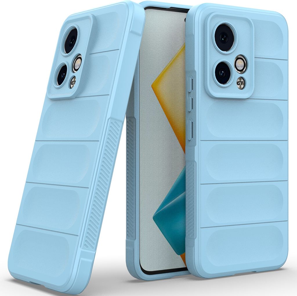 Handyhülle für Honor 90 GT Weich TPU Silikon Stossfest Anti-rutsch Hülle Blau
