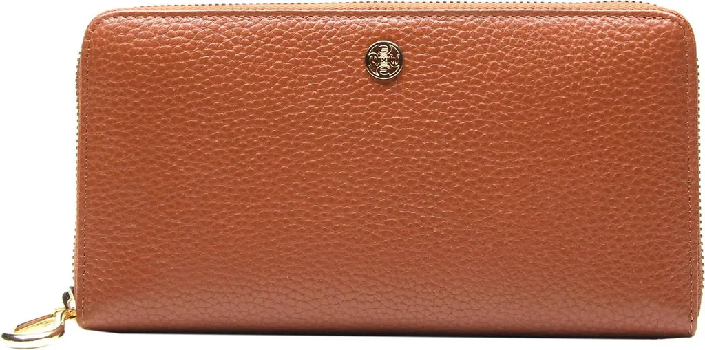 Portafoglio Esquire Alexandria Wallet Brown Pelle Marrone Uomo Donna
