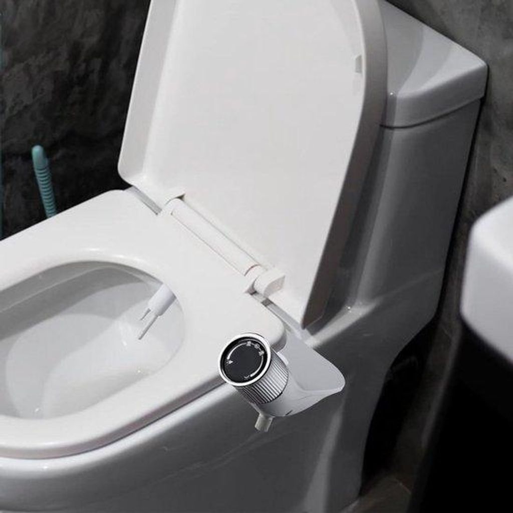 Bidet-Toilet-Set Selbstreinigend Doppelsprüher Vorne Hinten Einfach