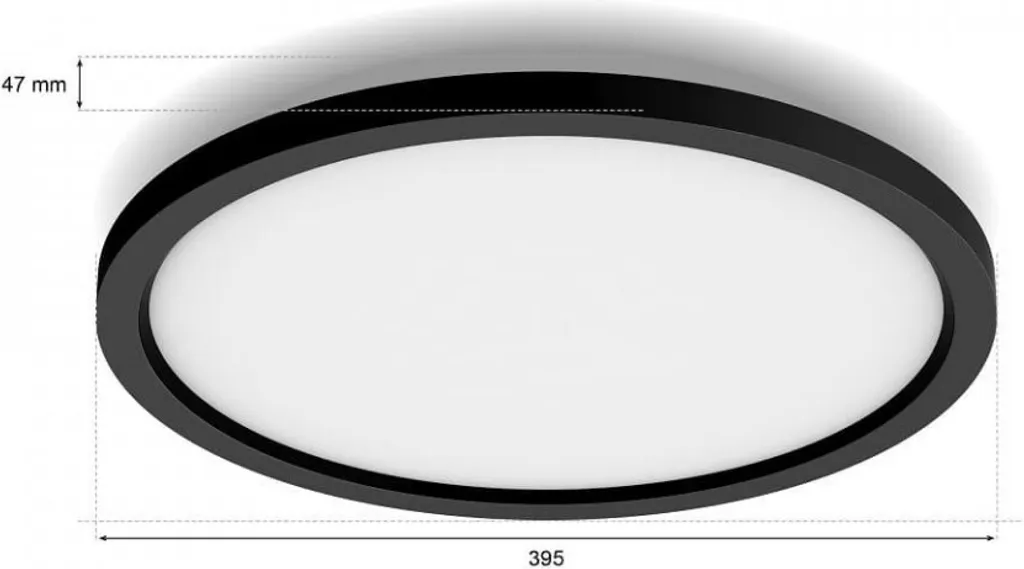 Panneau LED Philips Hue Aurelle Rond Lumière Blanche Variable 395mm - 3