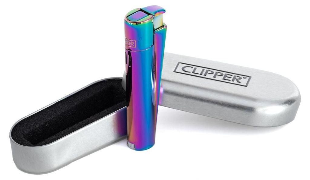 Clipper Metall Feuerzeug: Clipper Metall Jet ICY Produktbild 