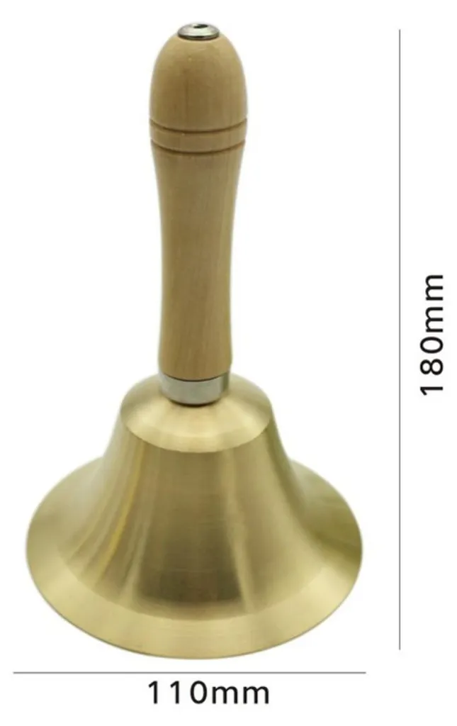 Sonnette de table dorée 70 dB pour école et réception de mariage INF - 3