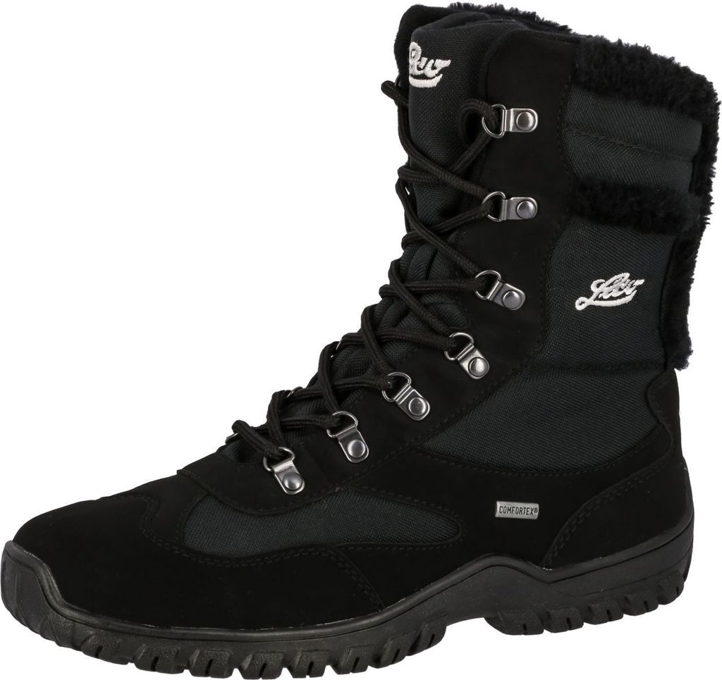 Lico Damen Schnürstiefeletten Saskia 30526-37, 30526-38, 30526-39, 30526-40 LIC-710103 schwarz/grau 39