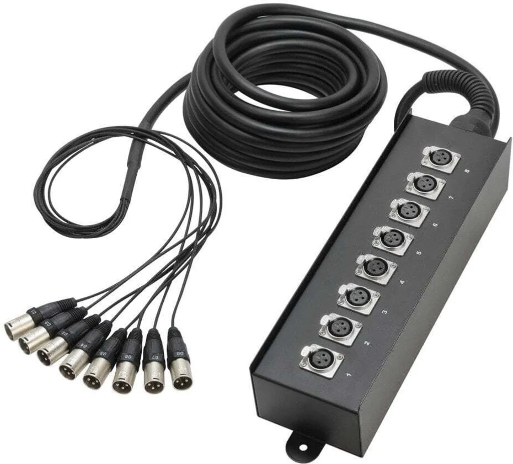 Évitez les Nœuds de Câbles Audio avec ce Multicâble 8 Canaux 10m