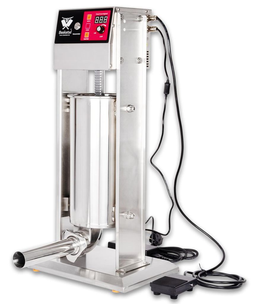 Beeketal Edelstahl Wurstfüller elektrisch , Variante:BT6-E Produktbild 