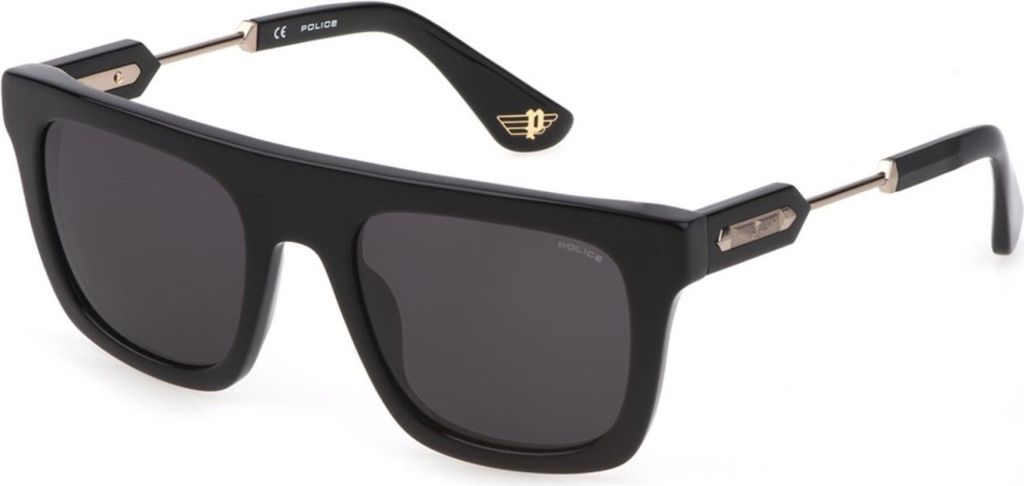 Police SPLF71 700Y NERO LUCIDO 53/21/145 Herren Sonnenbrillen