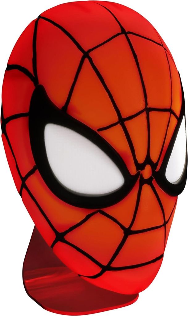 Paladone Spiderman Mask Light, Rot, Weiß, Erwachsener & Produktbild 