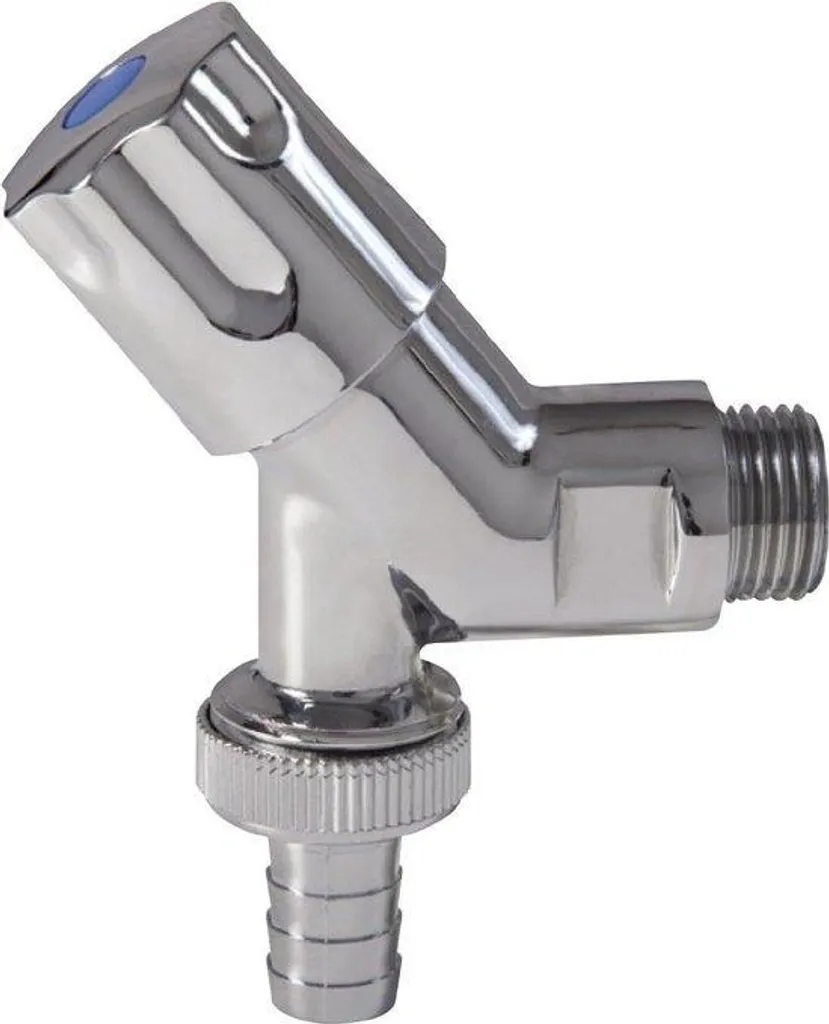 Robinet de puisage extérieur 1/2'' chromé pour circuit d'eau froide jardin