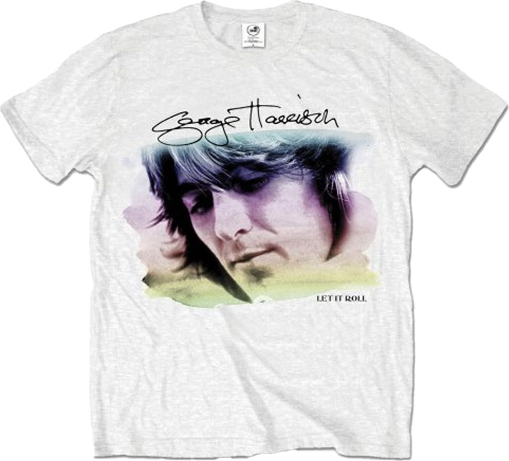 George Harrison - T-Shirt für Herren/Damen Uni RO5282 (XXL) (Weiß)