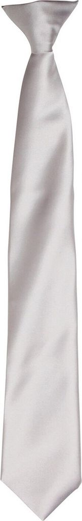 Premier - Krawatte für Herren/Damen Uni PC6346 (Einheitsgröße) (Silber)