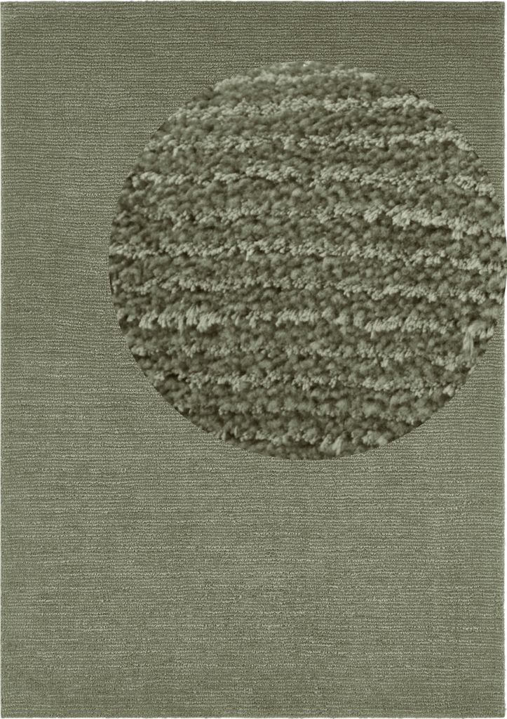 Hanse Home Cloud Hochflor Teppich Supersoft Moosgrün