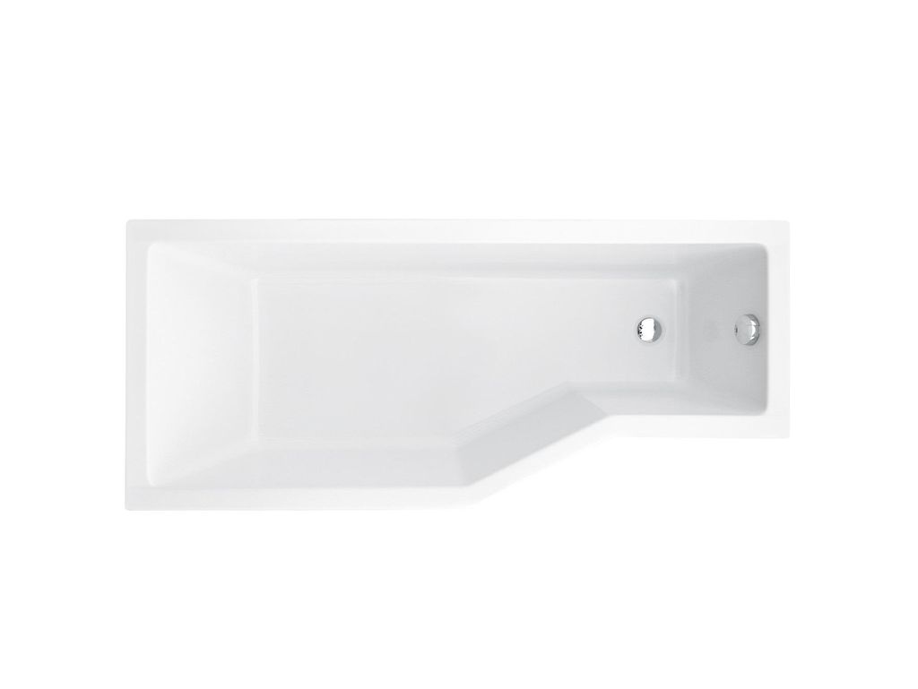 Badewanne INTEGRA 150 x 75 mit Füßen , mit Siphon (ohne Schürze) linke