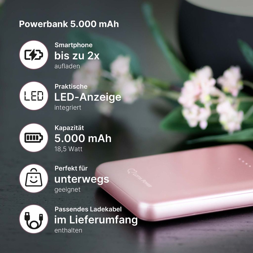 Lotta Power Powerbank 5000mAh Produktbild 4
