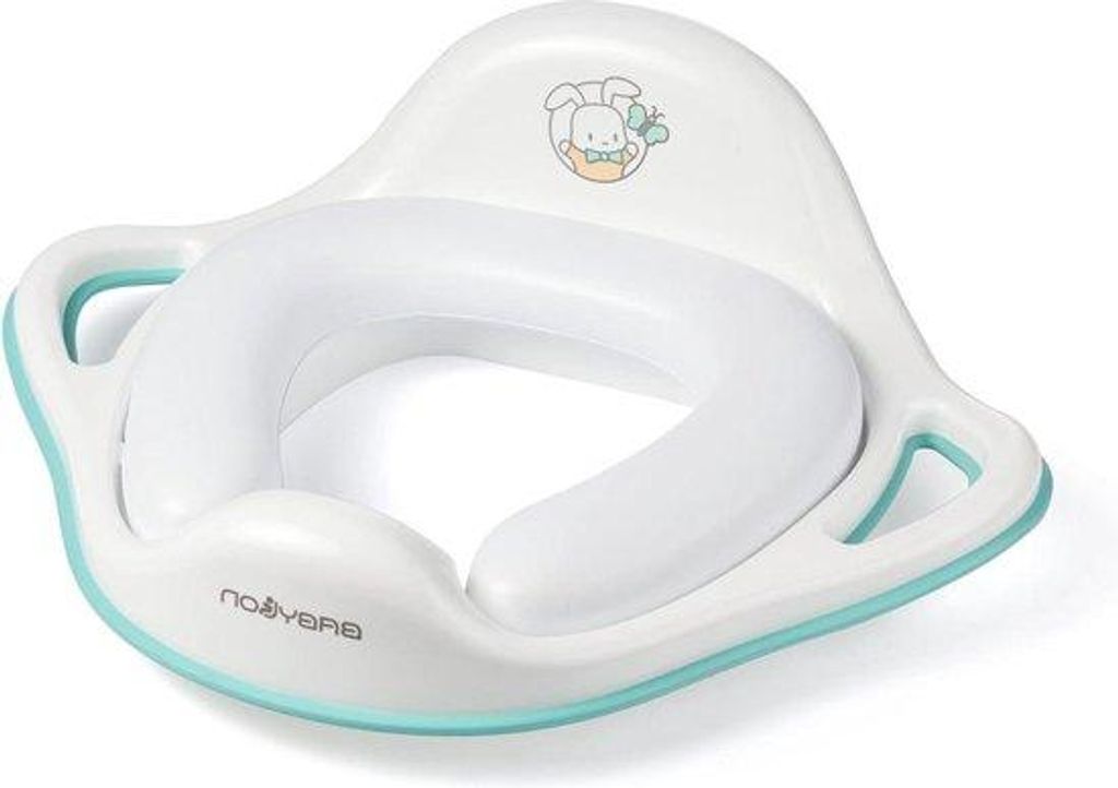 Toiletbrille für Kinder - Anti-Slip-Ergonomie - Baby-Training mit Griff und Haken - Mädchen und Jungen - Weiß - WC-Accessoires