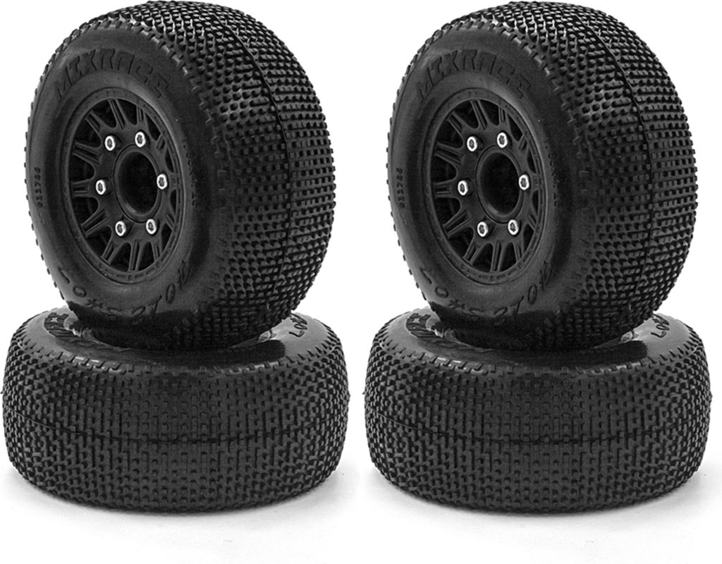 RC Radreifen RC Autoreifen 4 Stueck Ersatz fuer 1/10 Short-Course Truck 727 Slash K1 RC Car