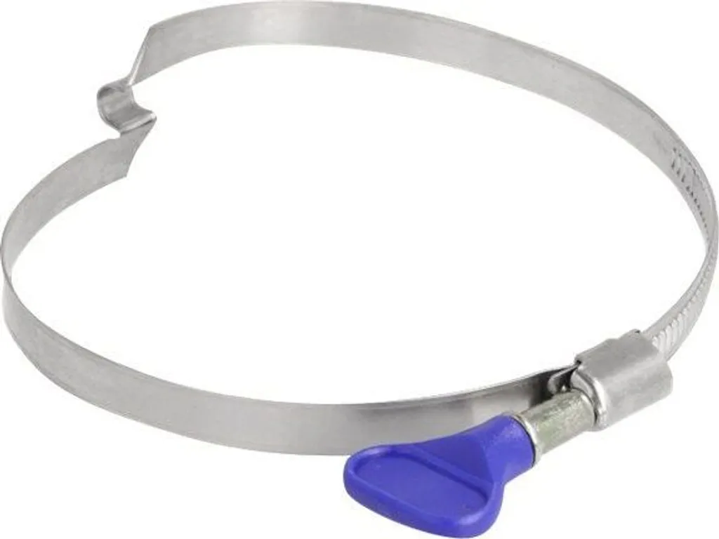 Fascetta Stringitubo Delock Inox 80-100mm Dado Alette - 5 Pezzi