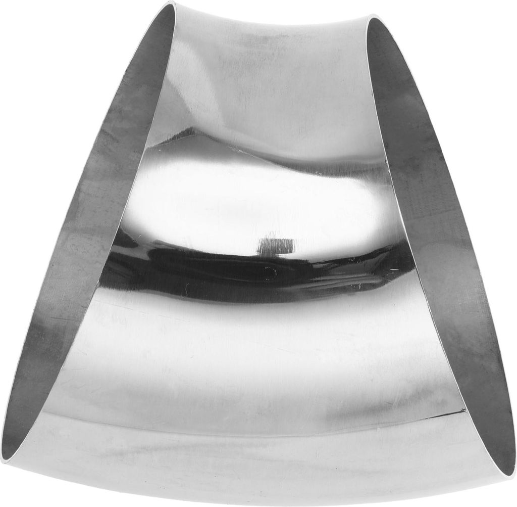 45 Grad Bogenbogen Ellenbogen Auto Modifizierte Auspuffrohrrohrleitung 6,25" Zoll OD Dicke 2,0mm/14GA 159x185x2,0mm 304 Edelstahl Silberton