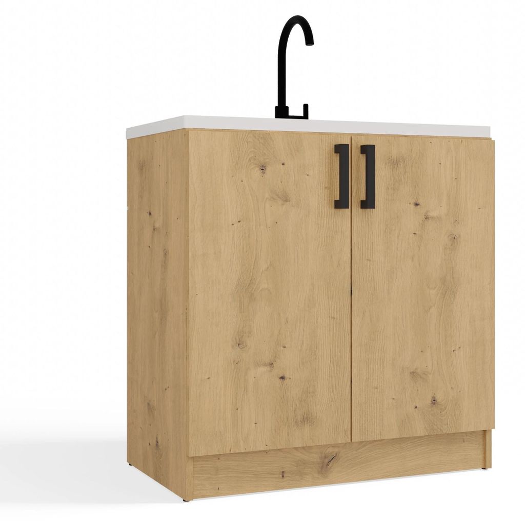 Katia Küchenmöbel D-80 Artisan Eiche Küchenschrank Unter Produktbild 