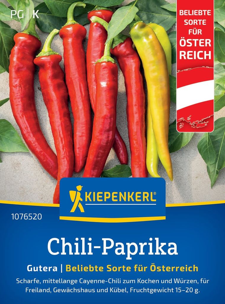 Paprika Gutera (Regional AT) | Paprikasamen von Kiepenkerl