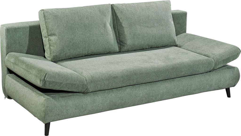 Schlafsofa >SUNNY Lux.3DL Schlafsofa< Liegefläche 140x210cm, in winter moss - 212x76x101 (BxHxT)