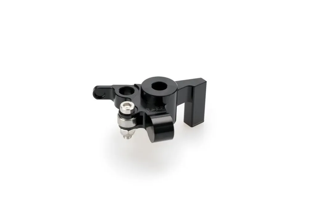 Adaptateur PUIG 20823N Noir en Aluminium CNC pour Frein BMW C400GT