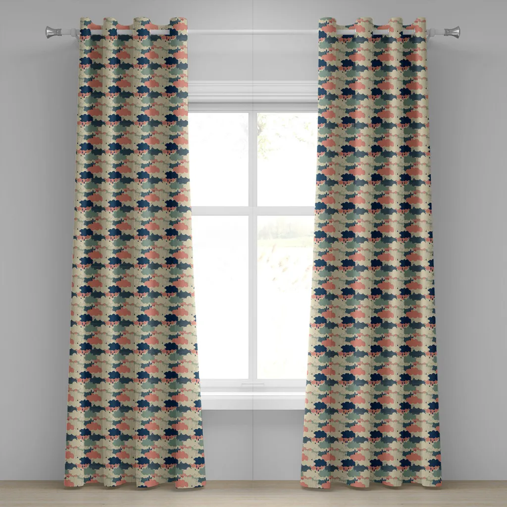 Rideau de décoration intérieure pour grandes fenêtres 280 cm x 245 cm