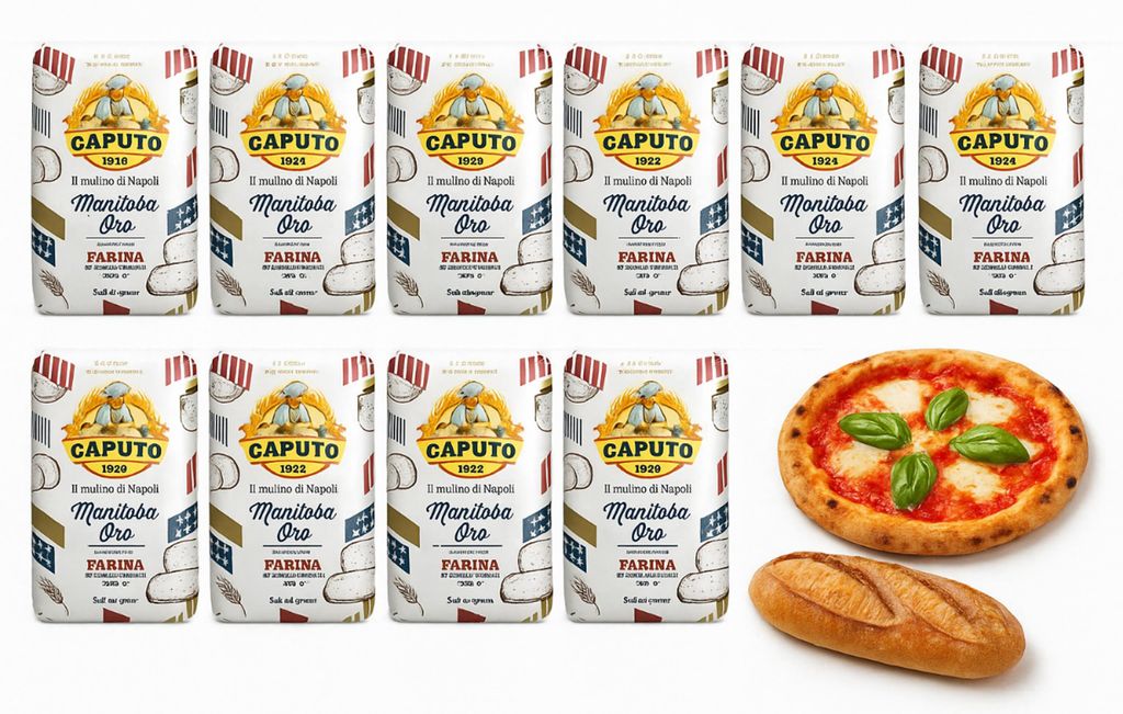 Manitoba Oro Pizzamehl 1kg x 10 Caputo Produktbild 