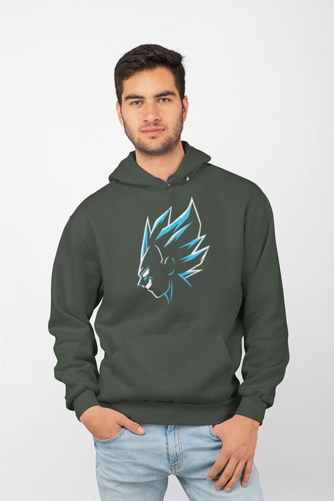 D&B Unisex Hoodie AN00010 Dragon Ball Waldgrün-Größe XL