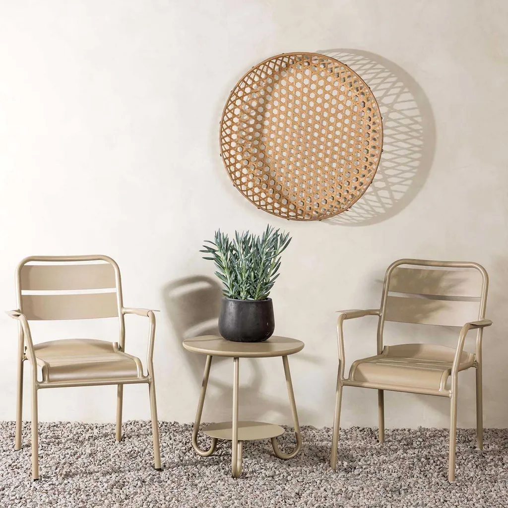 Faro ensemble de salon 3 parties beige : canapé et fauteuils élégants - 9