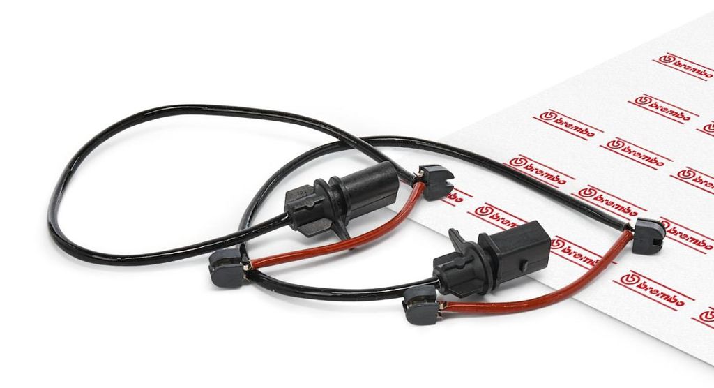 2x BREMBO A 00 494 Warnkontakt Bremsbelagverschleiß 450mm Produktbild 