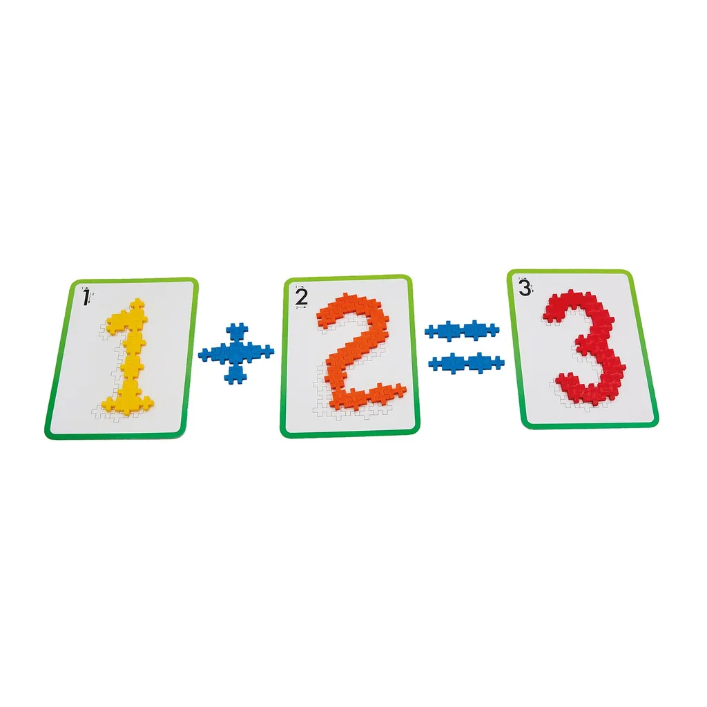 Jeu de Construction Éducatif Plus-Plus 600 Pièces Lettres et Chiffres