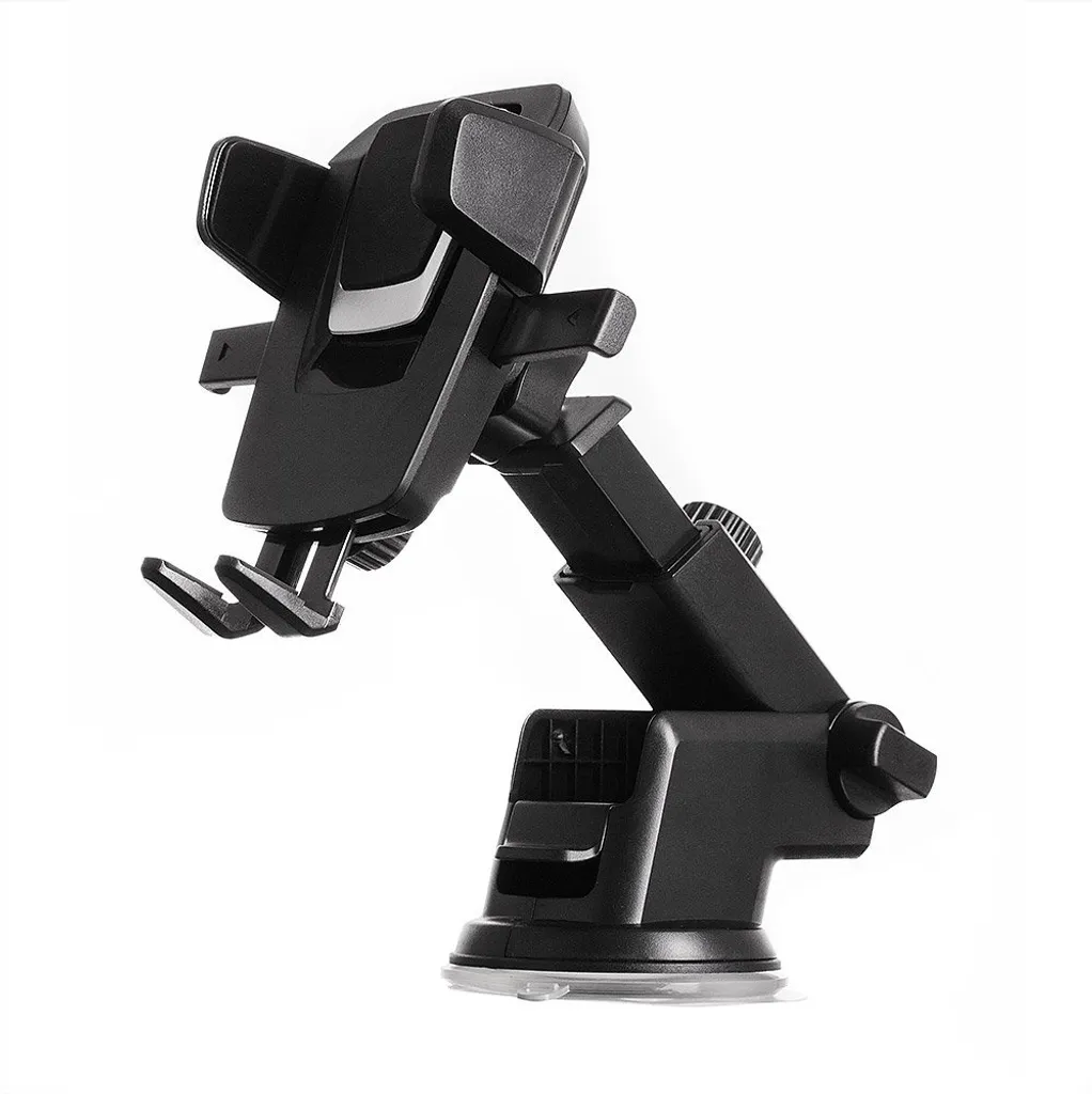 Supporto Auto Nero Telescopico: Design Pulito e Massima Regolabilità