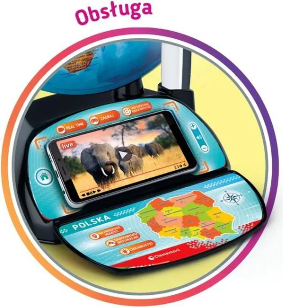 Clementoni 50848 Exploreglobe Globe Interactif Éducatif Connecté - 9