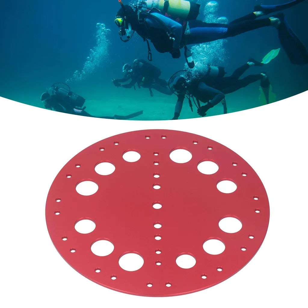 Équipement de plongée : plaque de lestage d'apnée rouge résistante à l'eau - 2