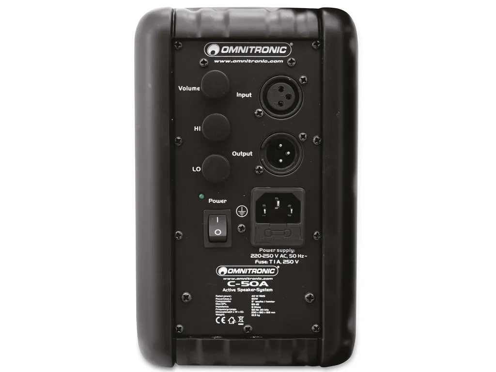 Haut-parleurs Omnitronic C-50A pour Bureaux Studios et Commerces de Proximité - 4