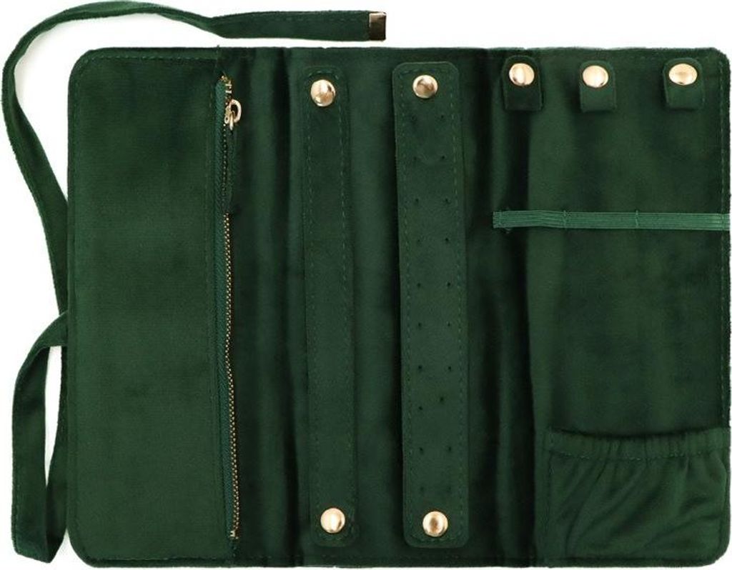 INF Trousse de Voyage Portable en Velours pour Bijoux - Image du produit 